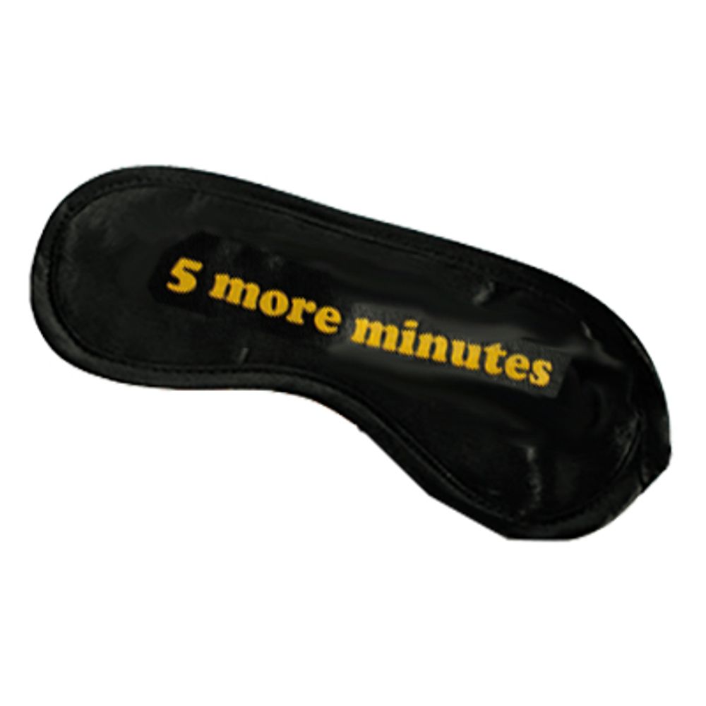 Ögonmask med Text