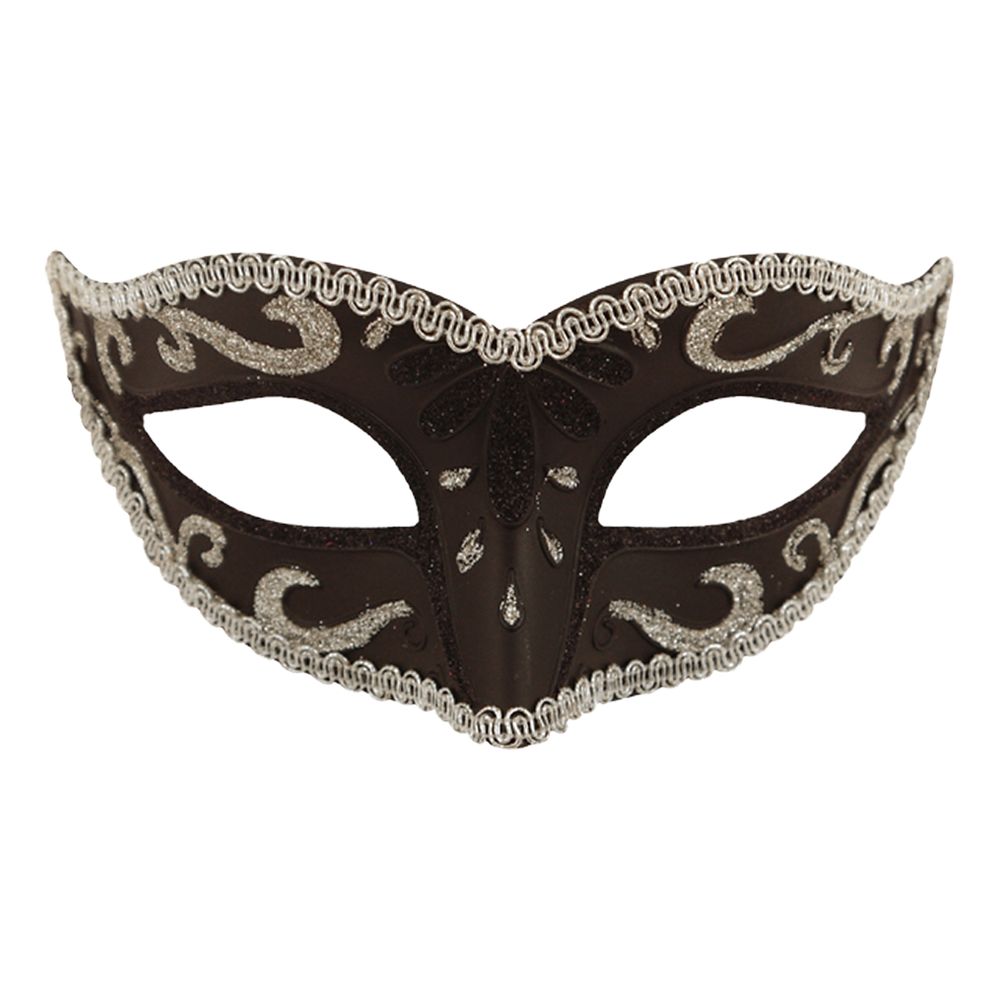 Ögonmask Svart/Silver