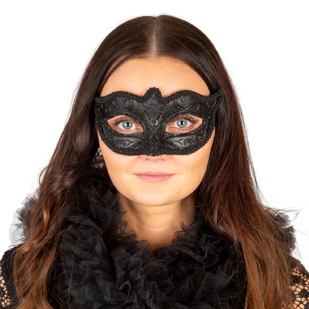Ögonmask Venetian Svart