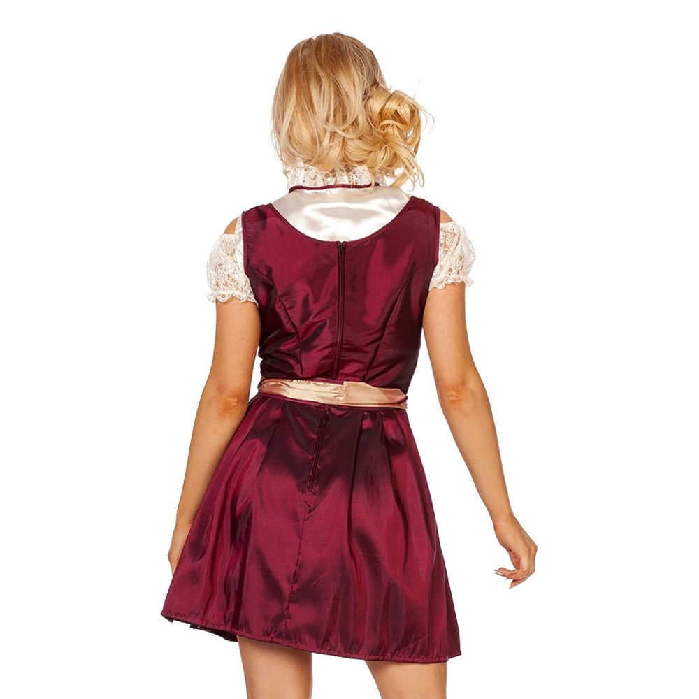 Oktoberfest Dirndl Vinrød Kostume