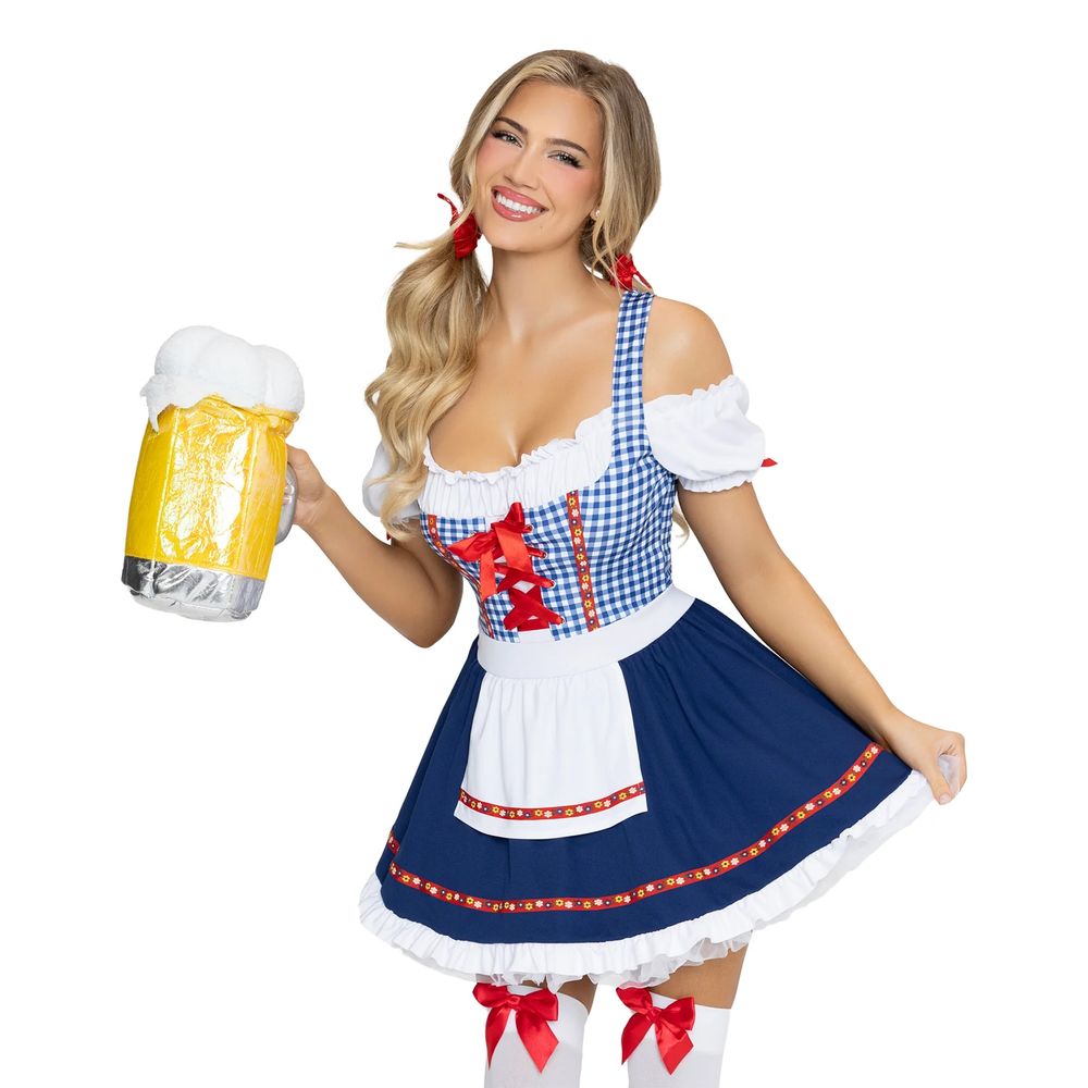 Oktoberfest Mekko Nainen Deluxe Naamiaisasu