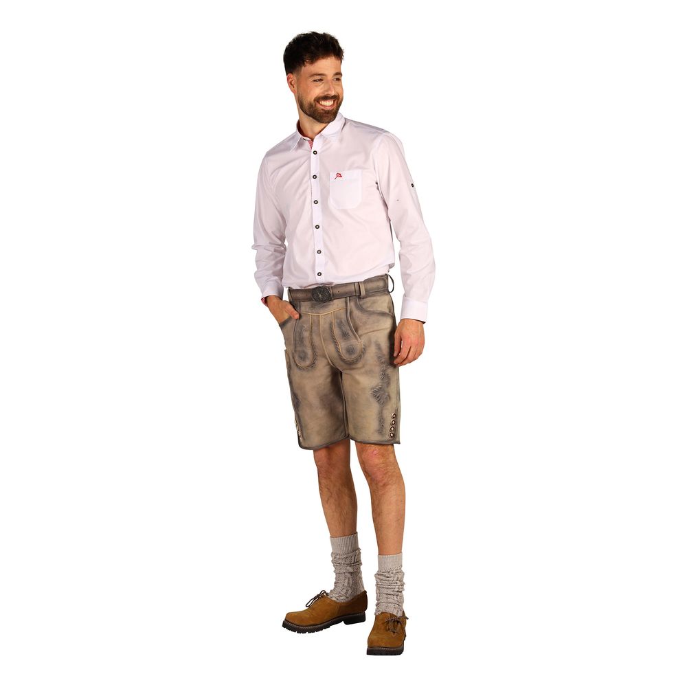 Oktoberfest Lederhosen Shorts Super Deluxe Beige Vintage