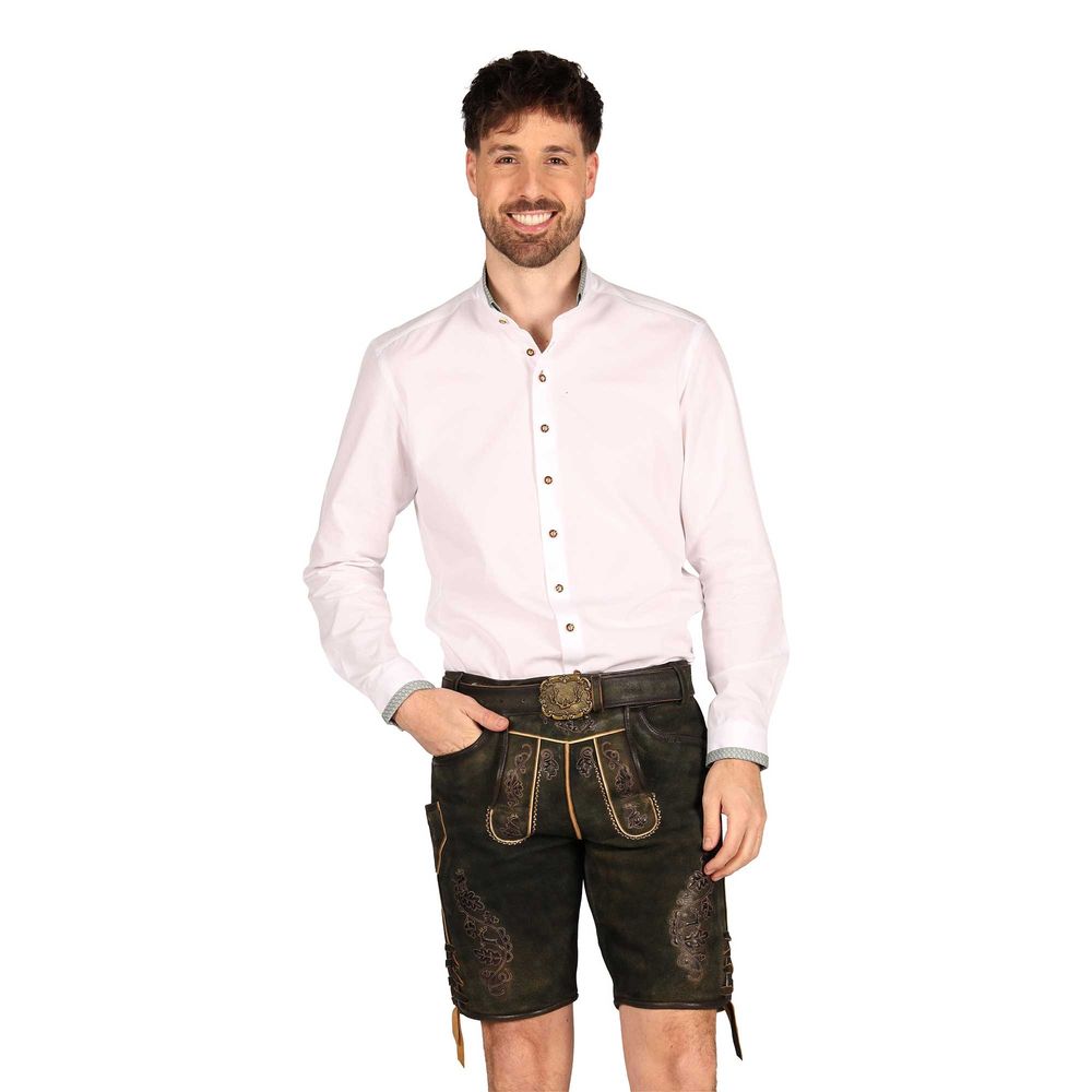 Oktoberfest Lederhosen Shorts Super Deluxe Mørkebrun Vintage