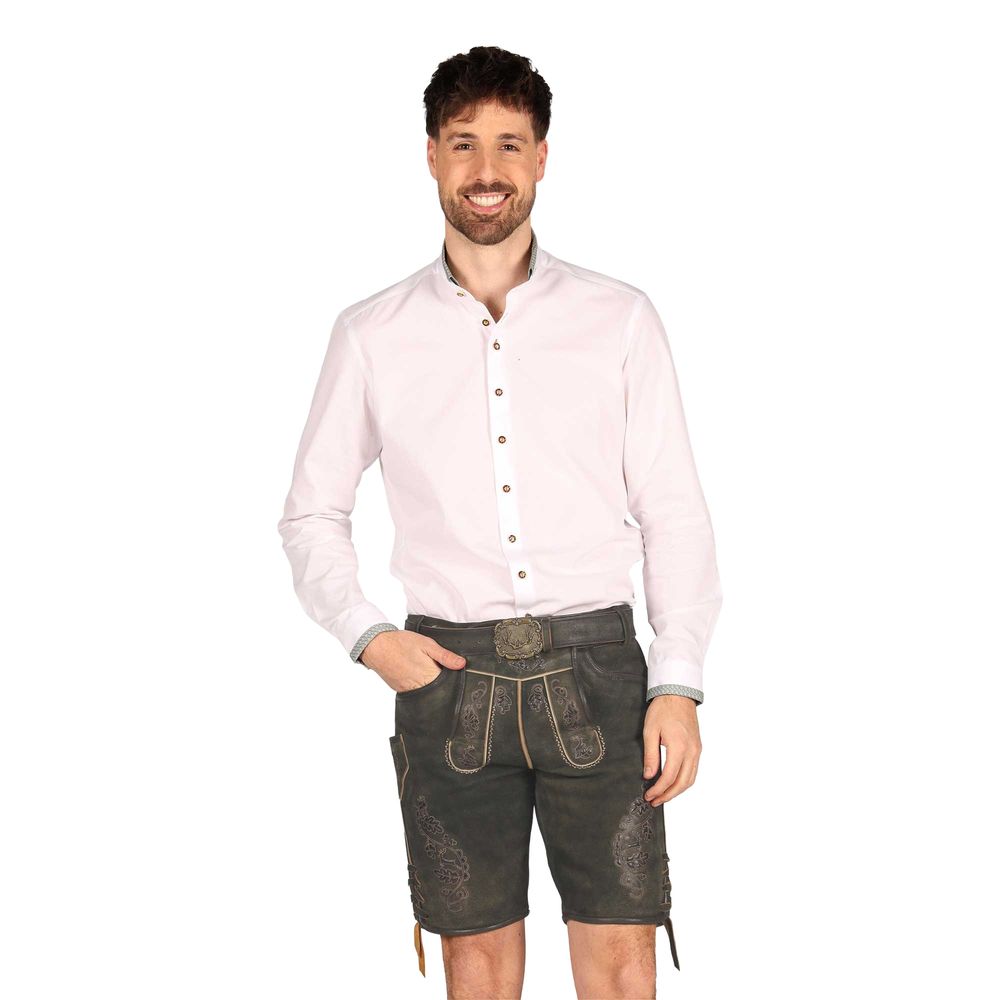 Oktoberfest Lederhosen Shorts Super Deluxe Grå Vintage