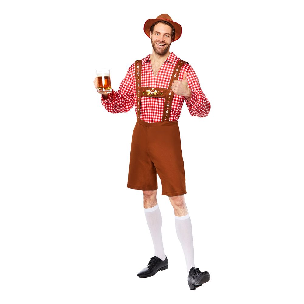 Oktoberfest Röd Maskeraddräkt
