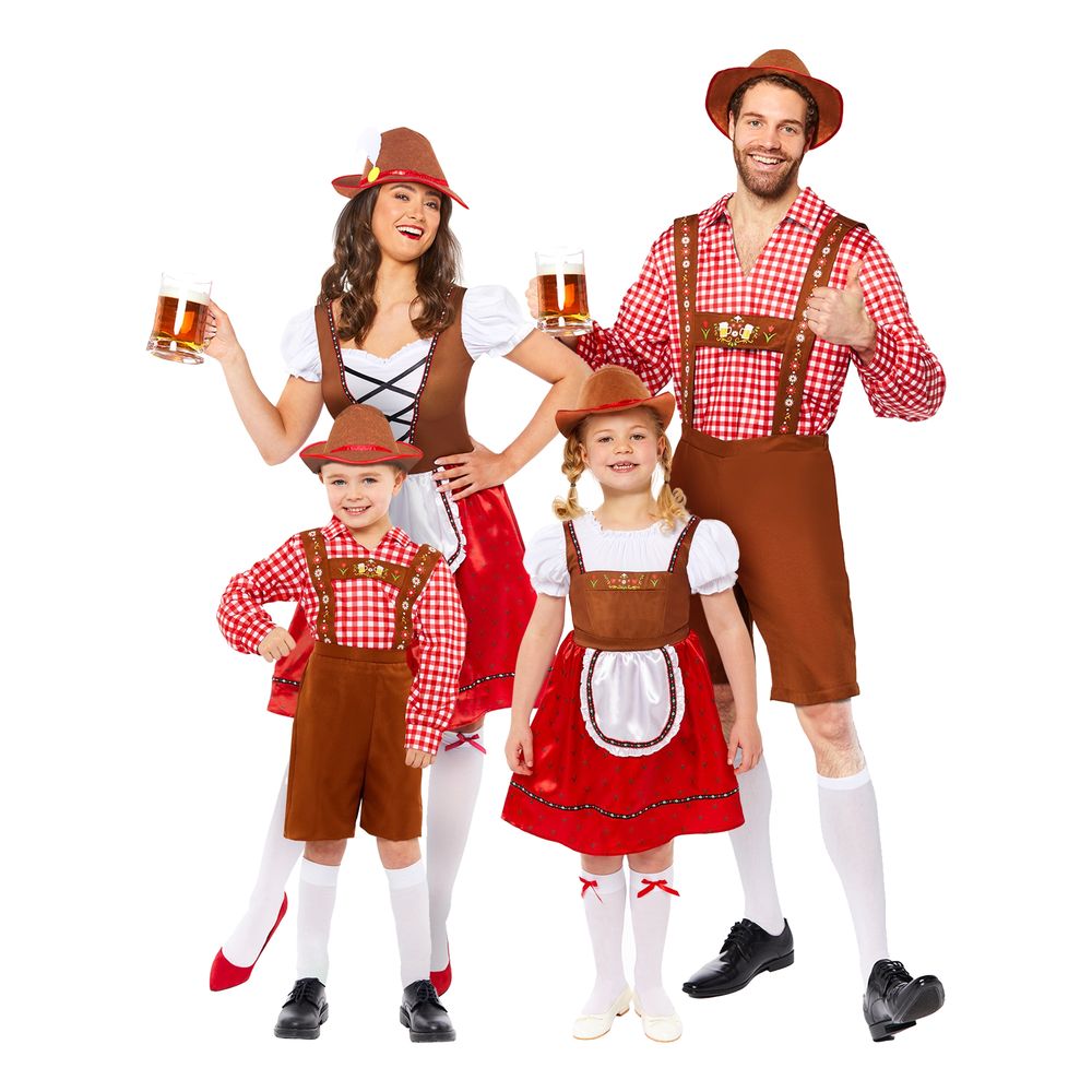 Oktoberfest Röd Maskeraddräkt