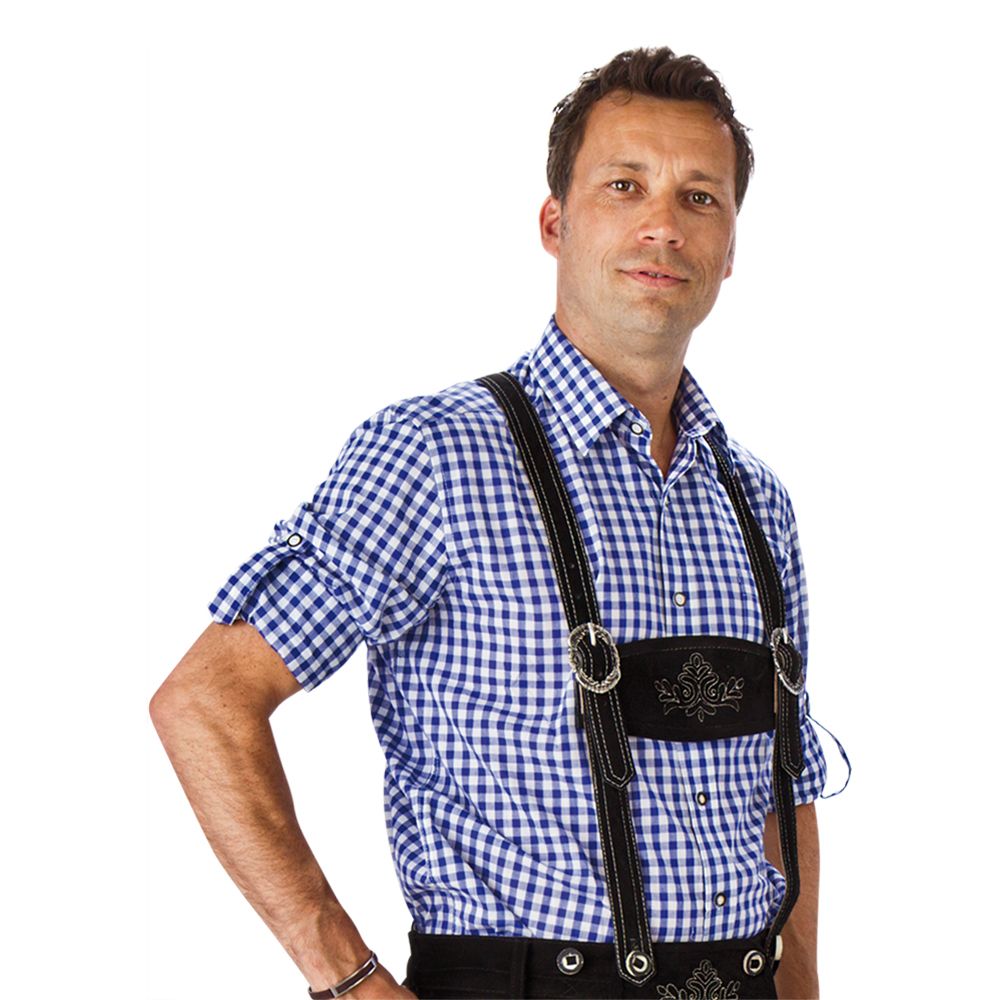Oktoberfest Skjorta Blå