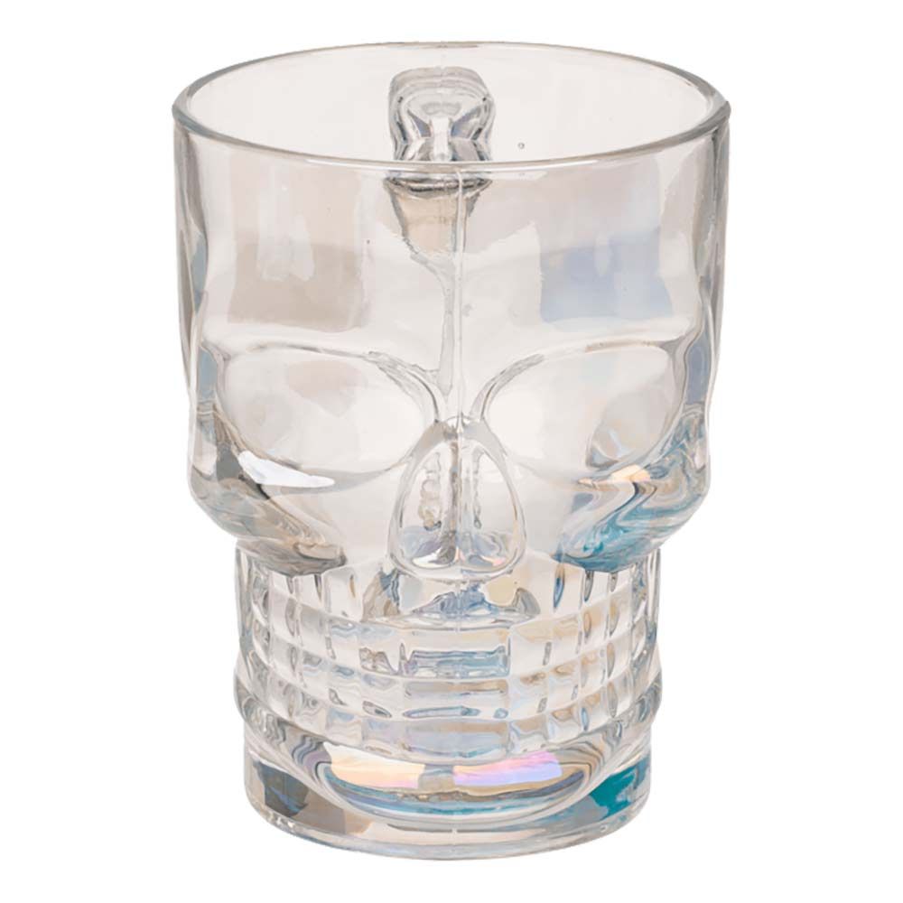 Ølglas Kranium Skinnende