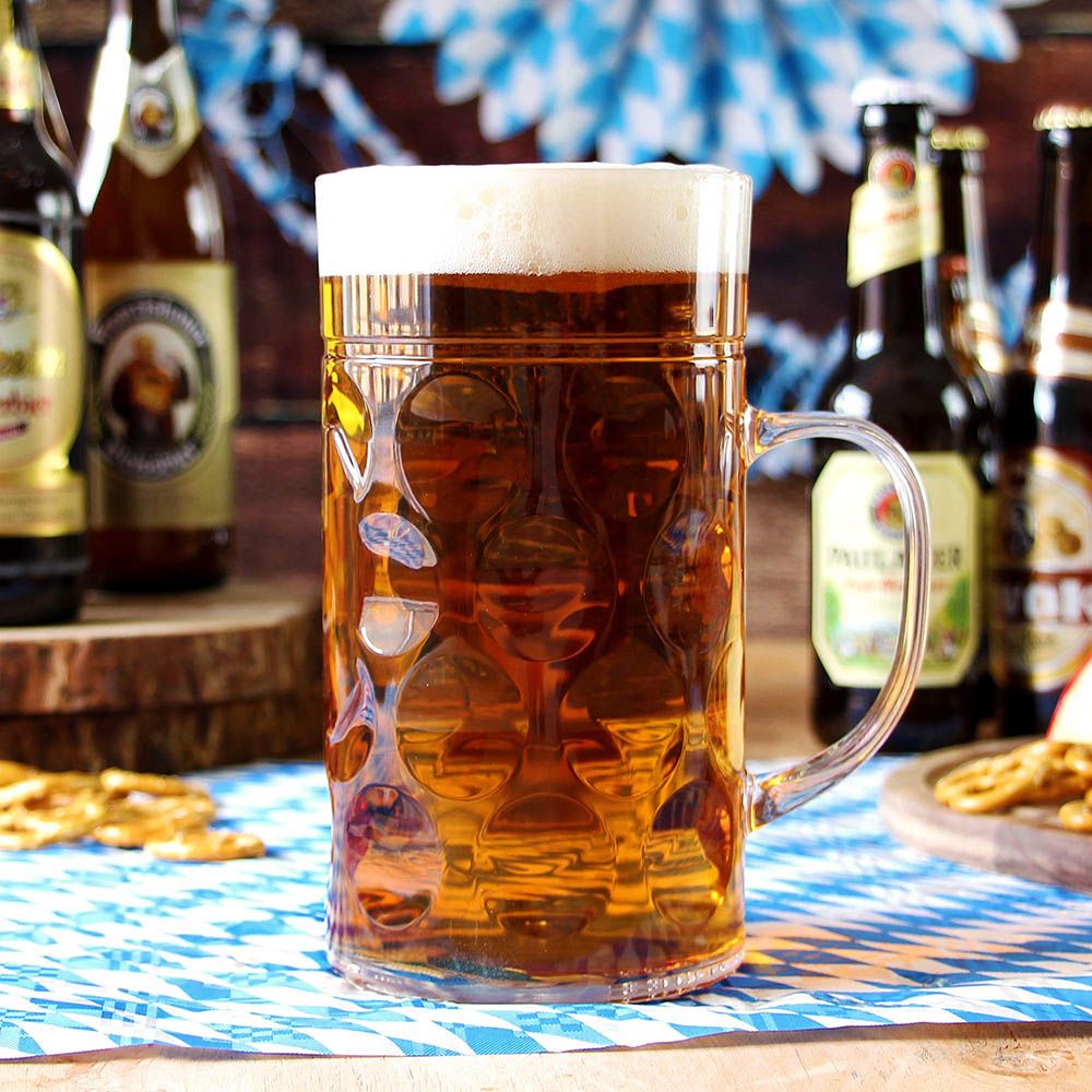 Ølglass i Plast Dobbel Pint