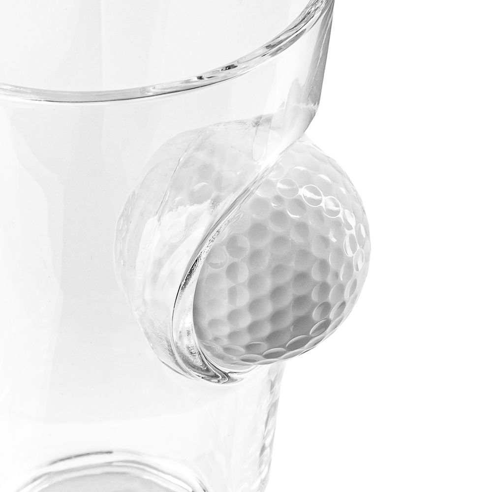 Ølglas med Golfbold