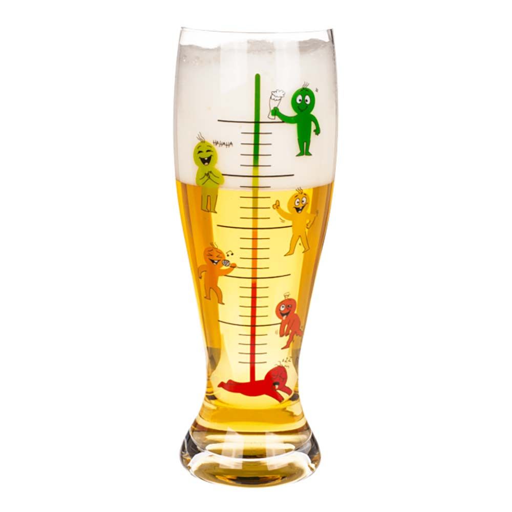 Ölglas XXL med Fyllemätare