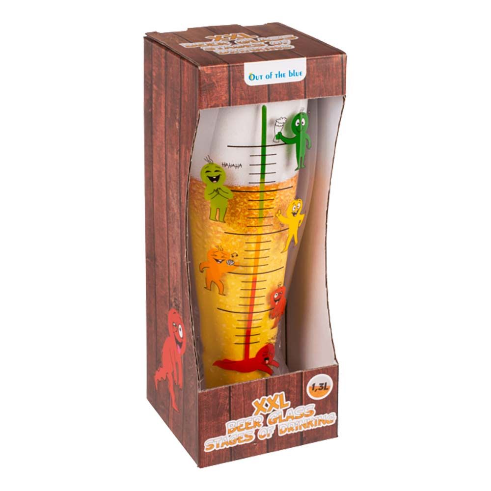 Ölglas XXL med Fyllemätare
