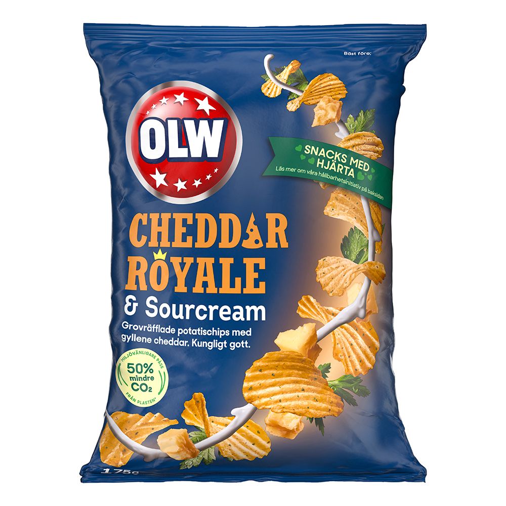 OLW Cheddar Royale & Sourcream Chips