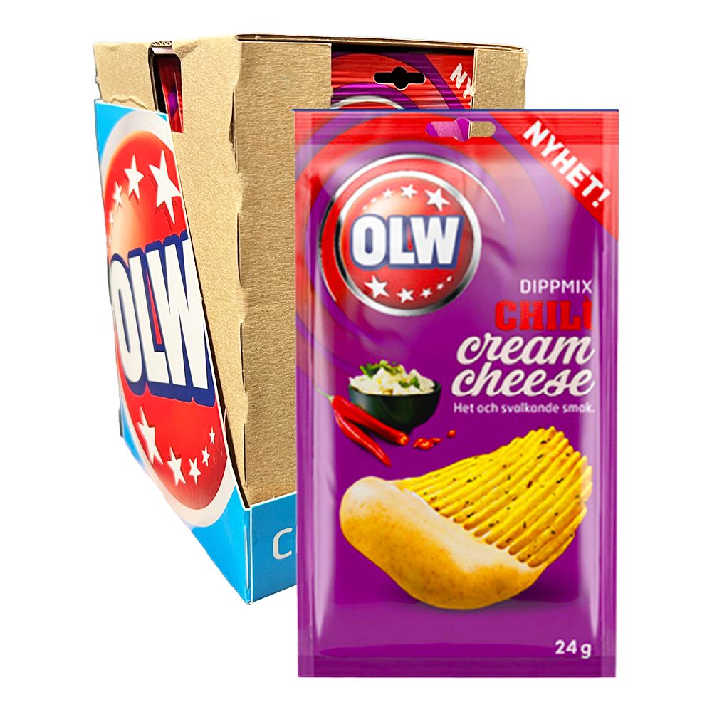 OLW Dipmix Chili Cream Cheese Storpakning