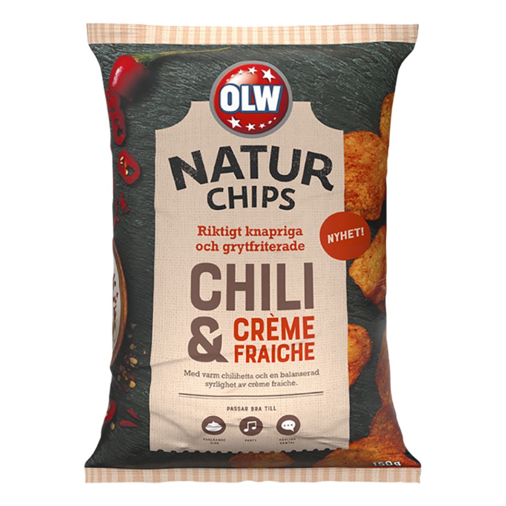 OLW Naturchips Chili & Créme Fraiche