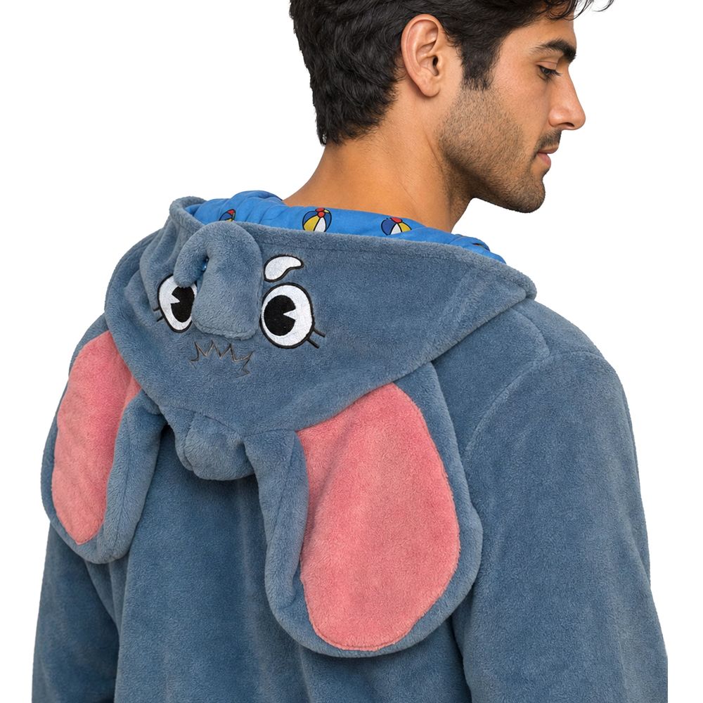 Onesie Elefant Maskeraddräkt
