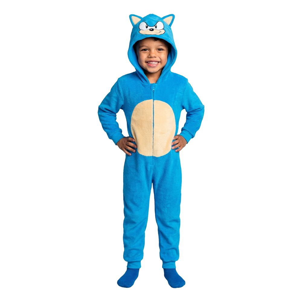 Onesie Sonic the Hedgehog Børnekostume