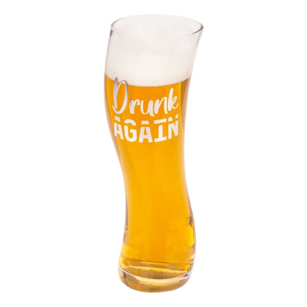 Onyktert Ölglas Drunk Again
