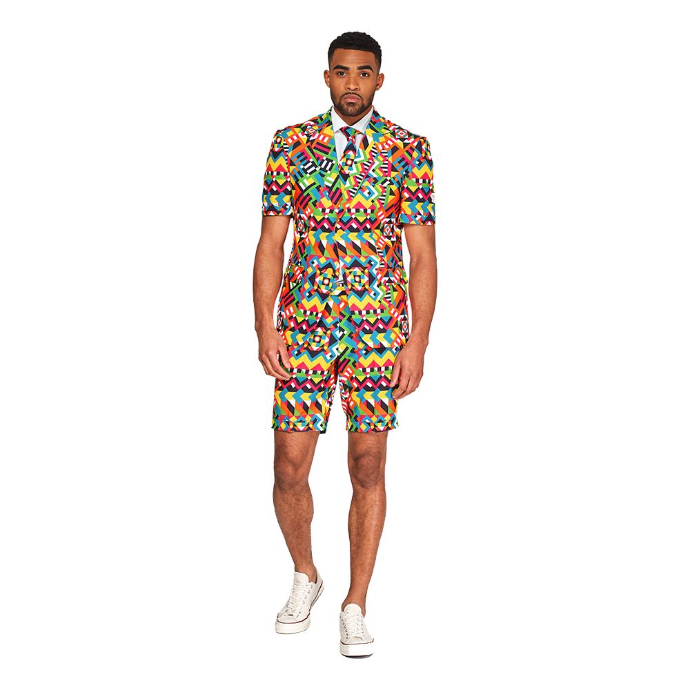OppoSuits Abstractive Shorts Jakkesæt