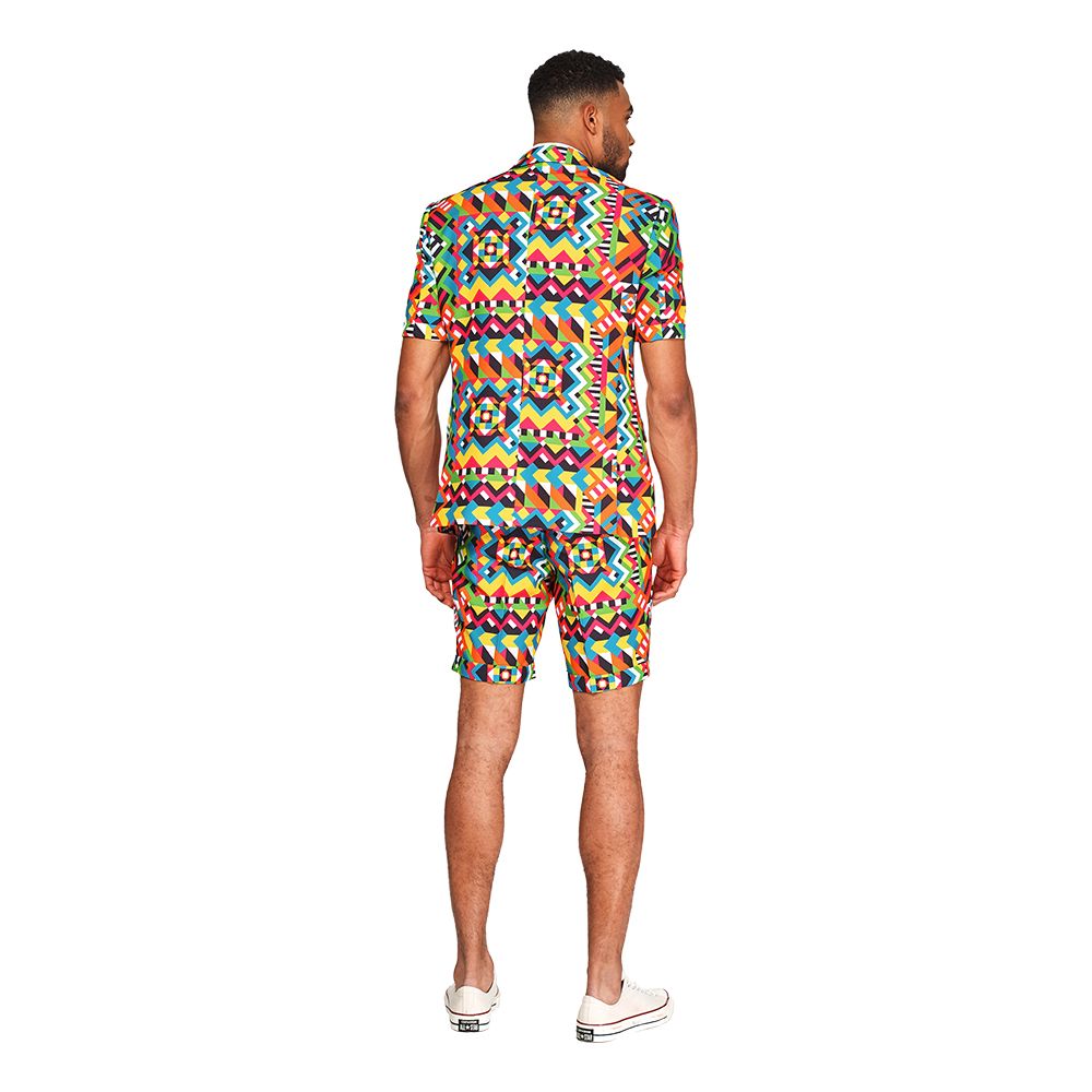 OppoSuits Abstractive Shorts Jakkesæt
