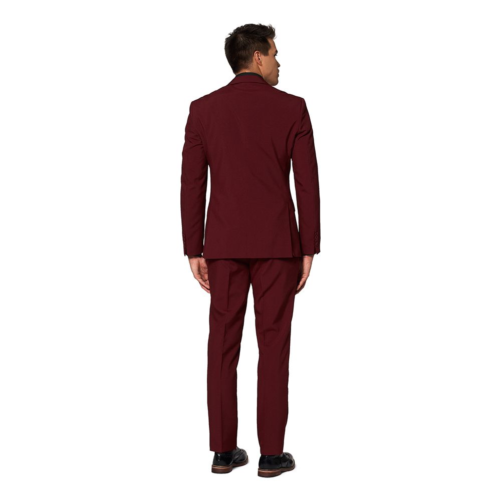 OppoSuits Burgundy Kostym