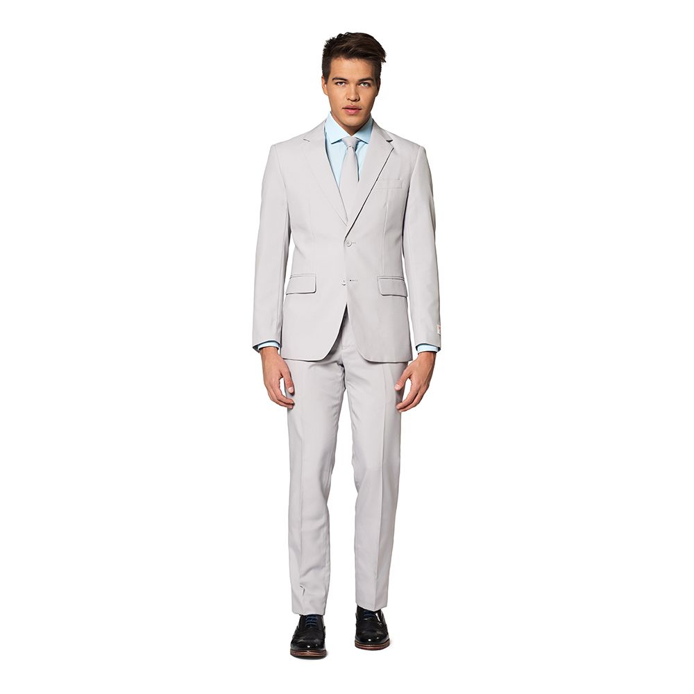 OppoSuits Blazing Groovy Grey Jakkesæt