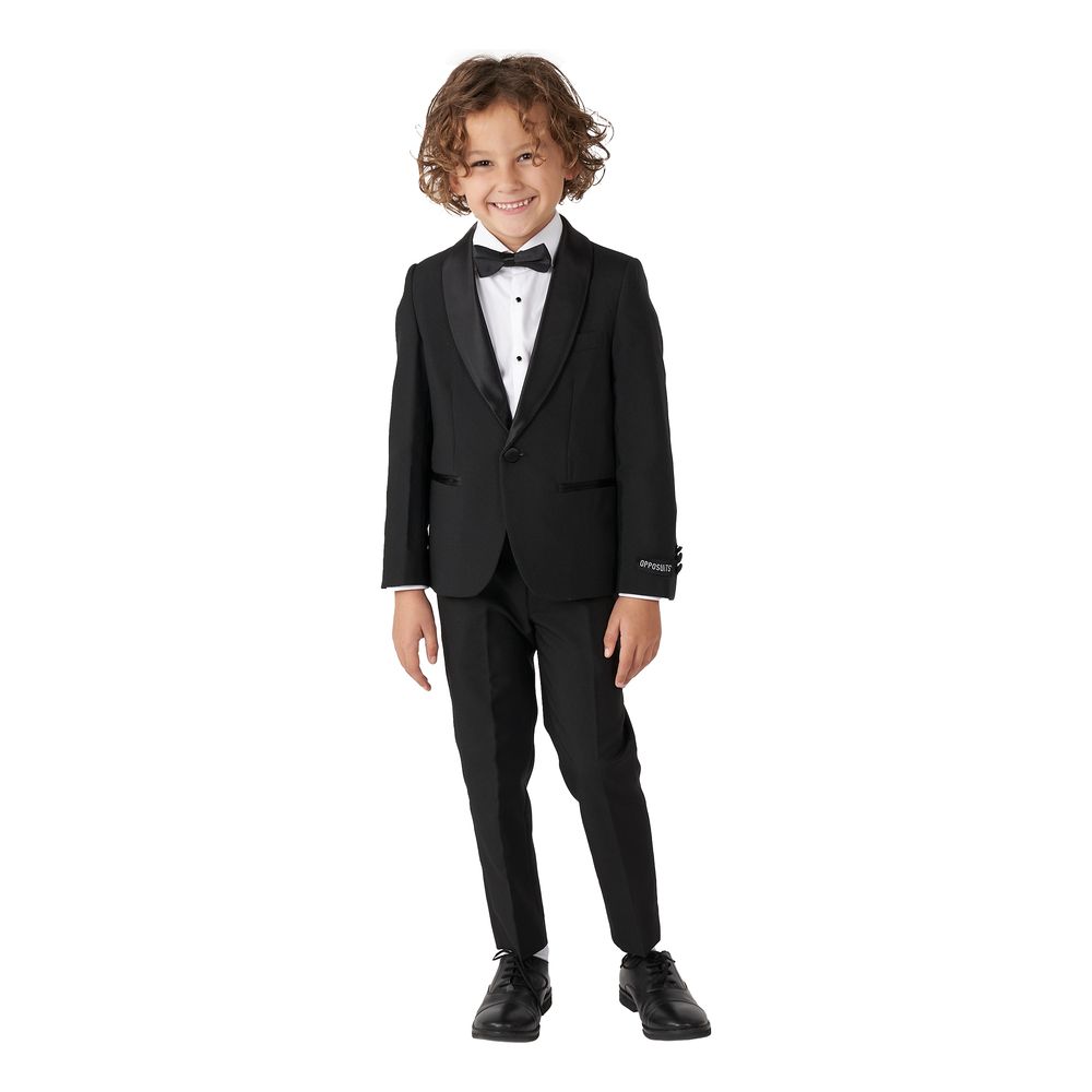 OppoSuits Boys Jet Set Black Smoking