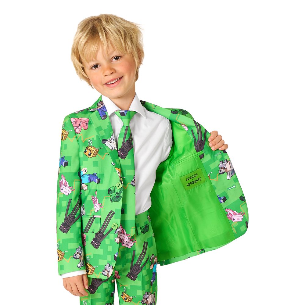 OppoSuits Boys Minecraft Jakkesæt