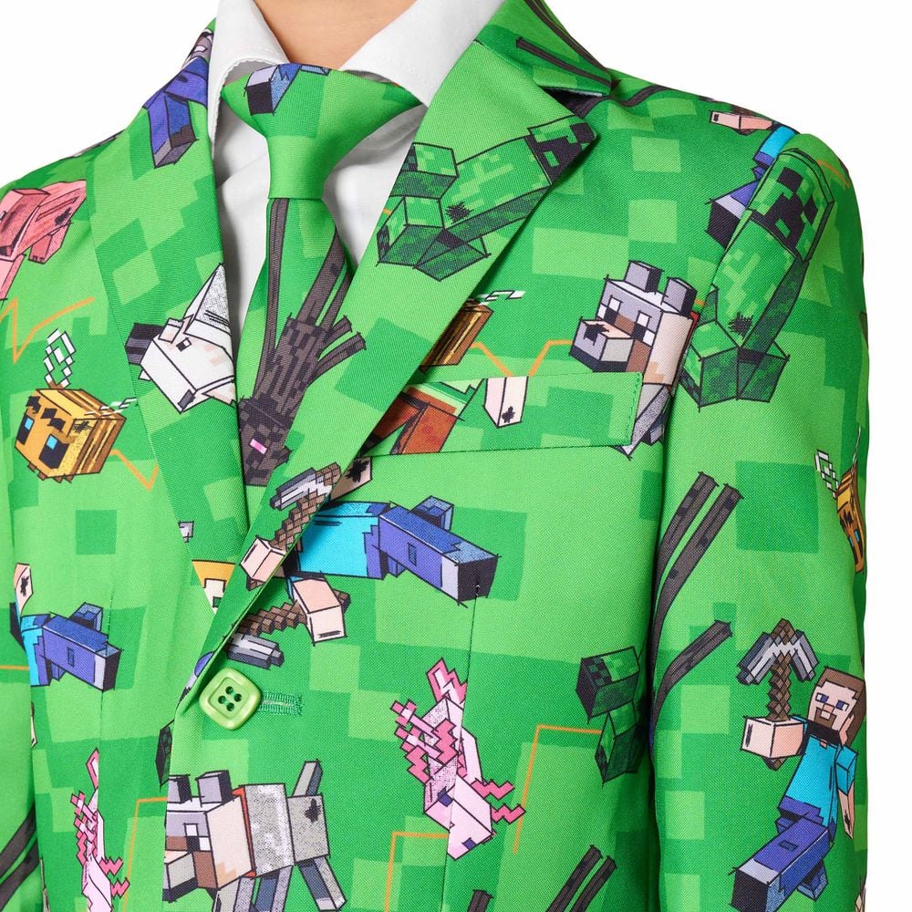 OppoSuits Boys Minecraft Jakkesæt