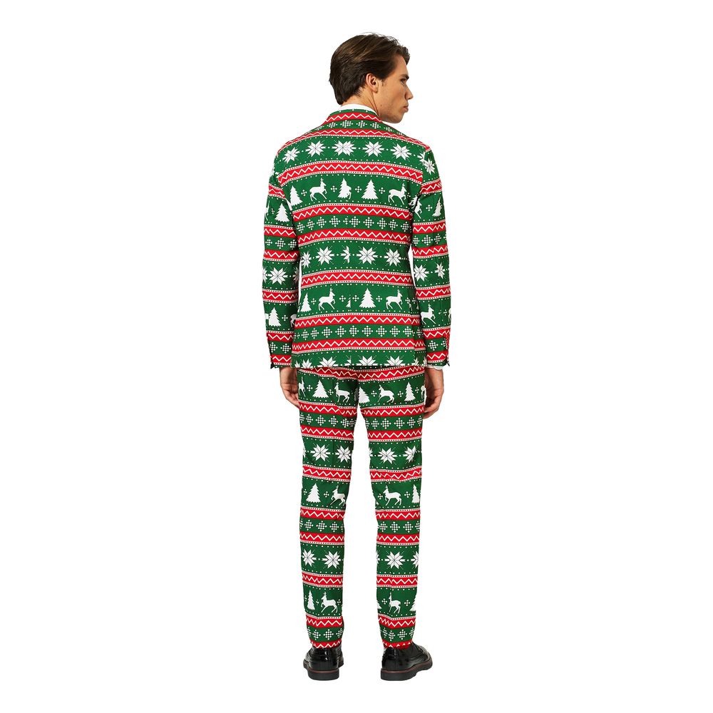OppoSuits Festive Green Dress