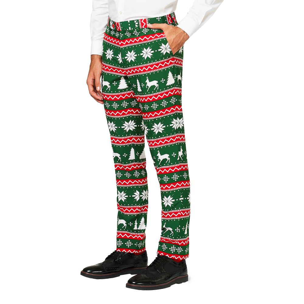 OppoSuits Festive Green Dress