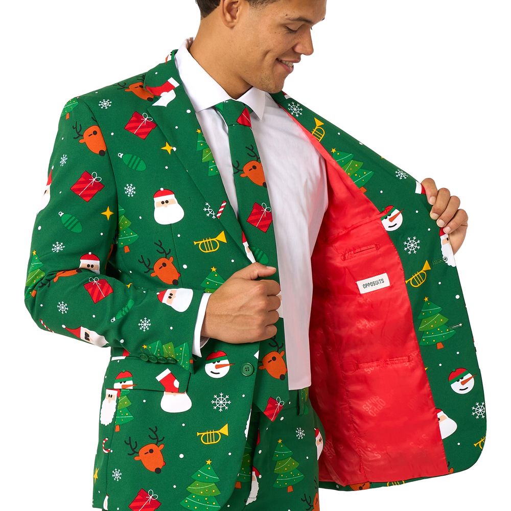 OppoSuits Festivity Green Joulupuku