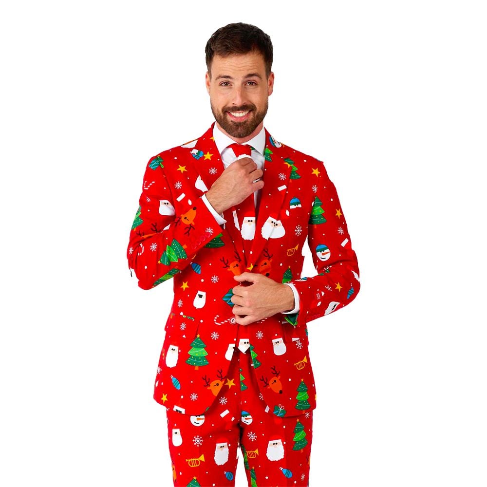OppoSuits Festivity Red Puku
