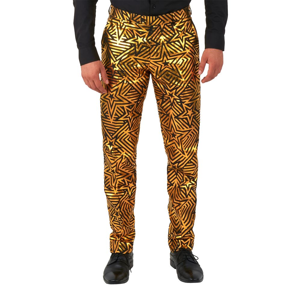 OppoSuits Golden Geo Star Kostym