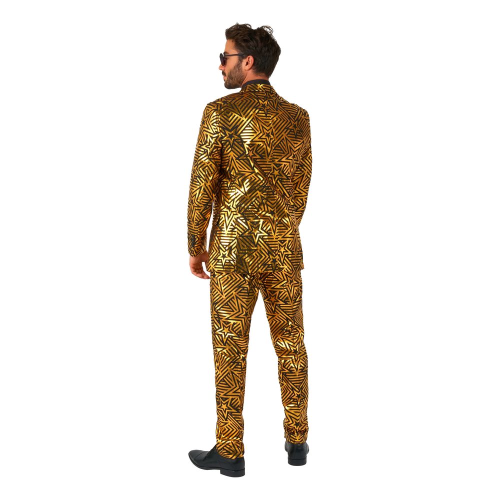 OppoSuits Golden Geo Star Kostym