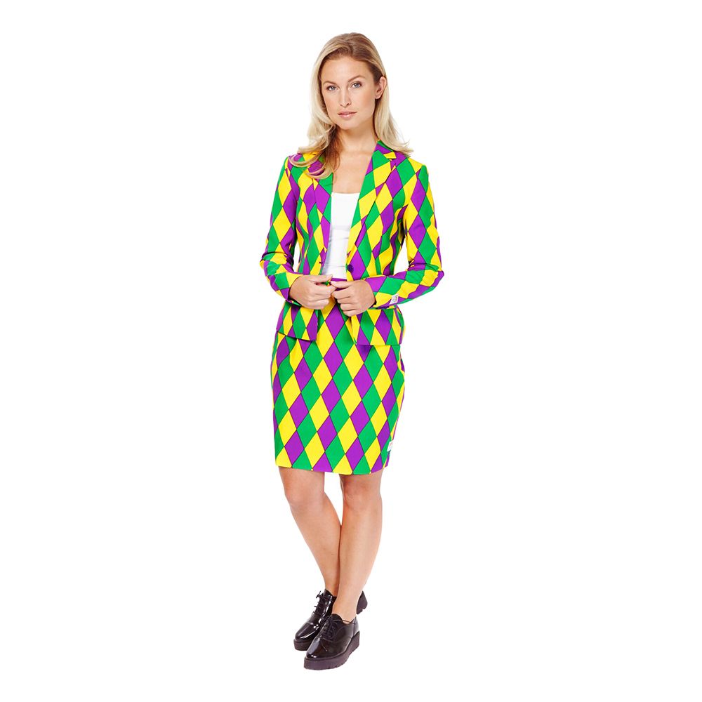 OppoSuits Harlequeen Dame Drakt
