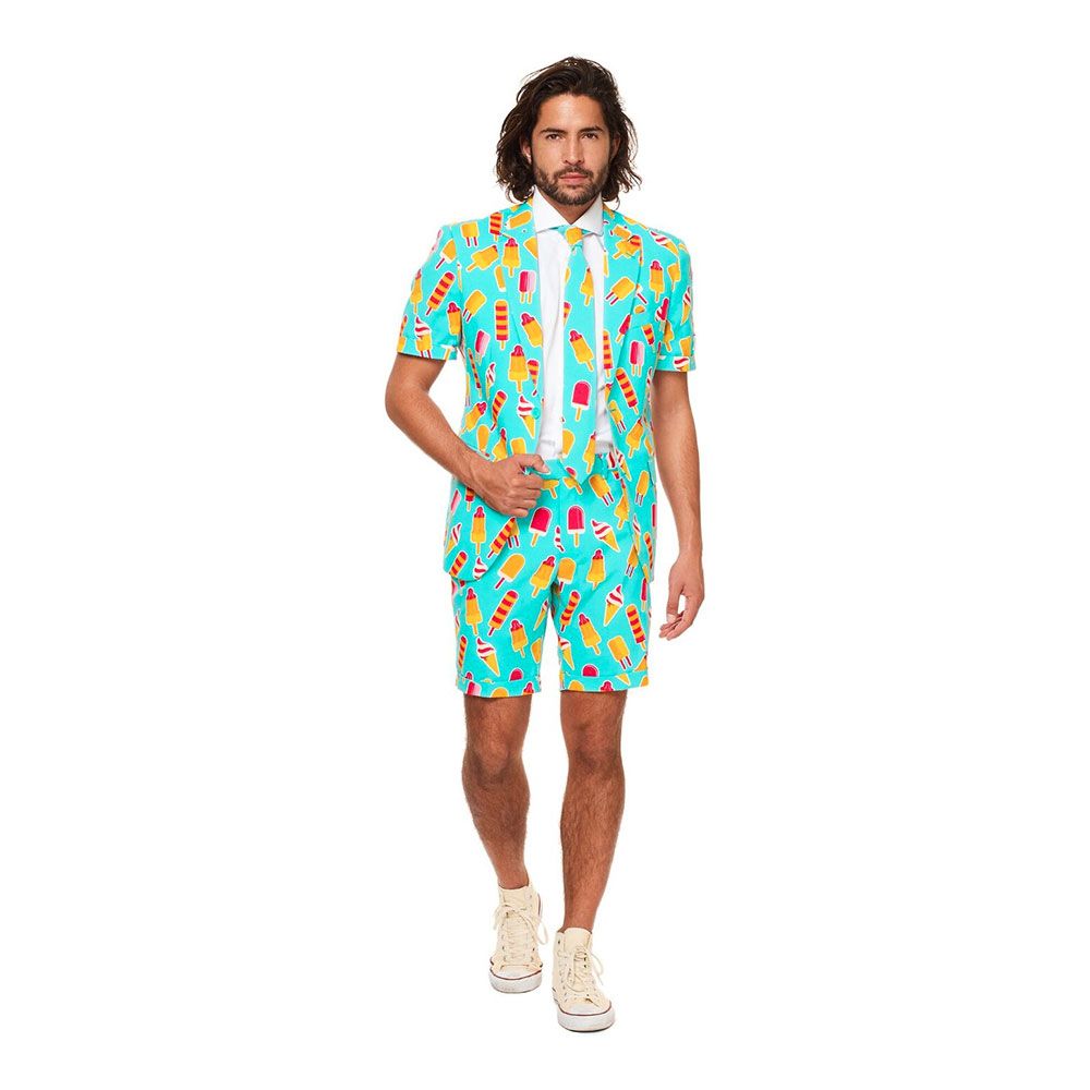 OppoSuits Iceman Shorts Kostym