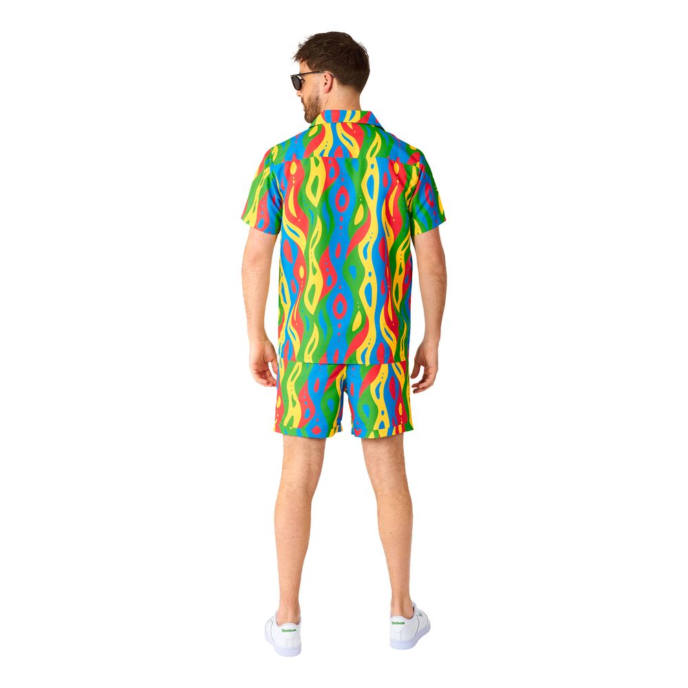 OppoSuits Loopy Lines Shorts Kostym