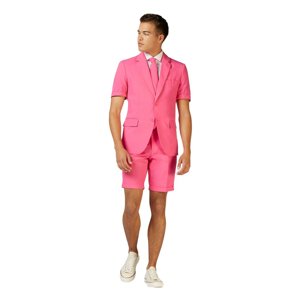 OppoSuits Mr. Pink Jakkesæt med Shorts