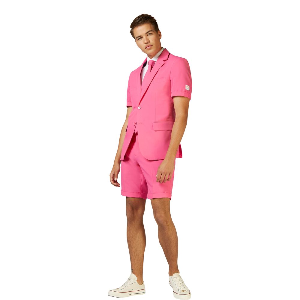 OppoSuits Mr. Pink Jakkesæt med Shorts