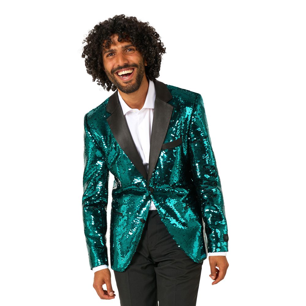 OppoSuits Paljettblazer Brilliant Grøn
