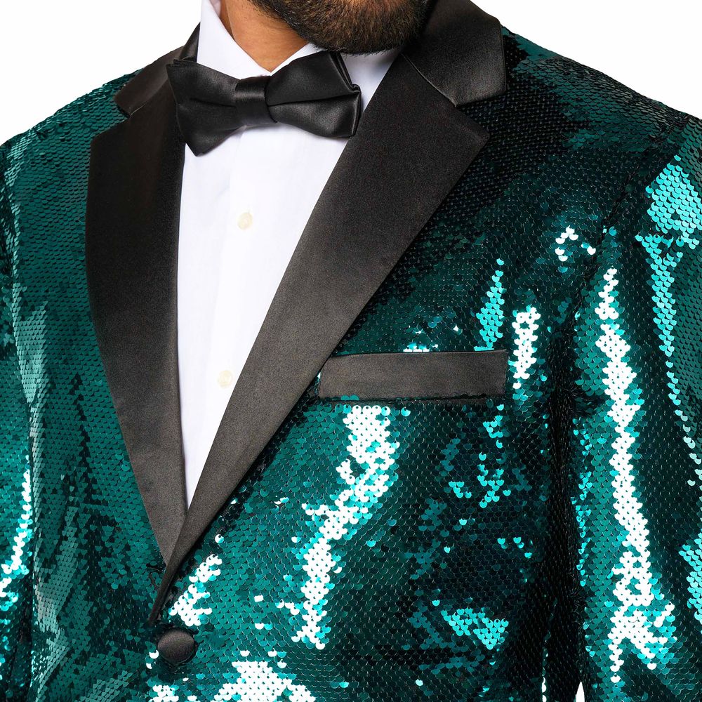 OppoSuits Paljettblazer Brilliant Grøn