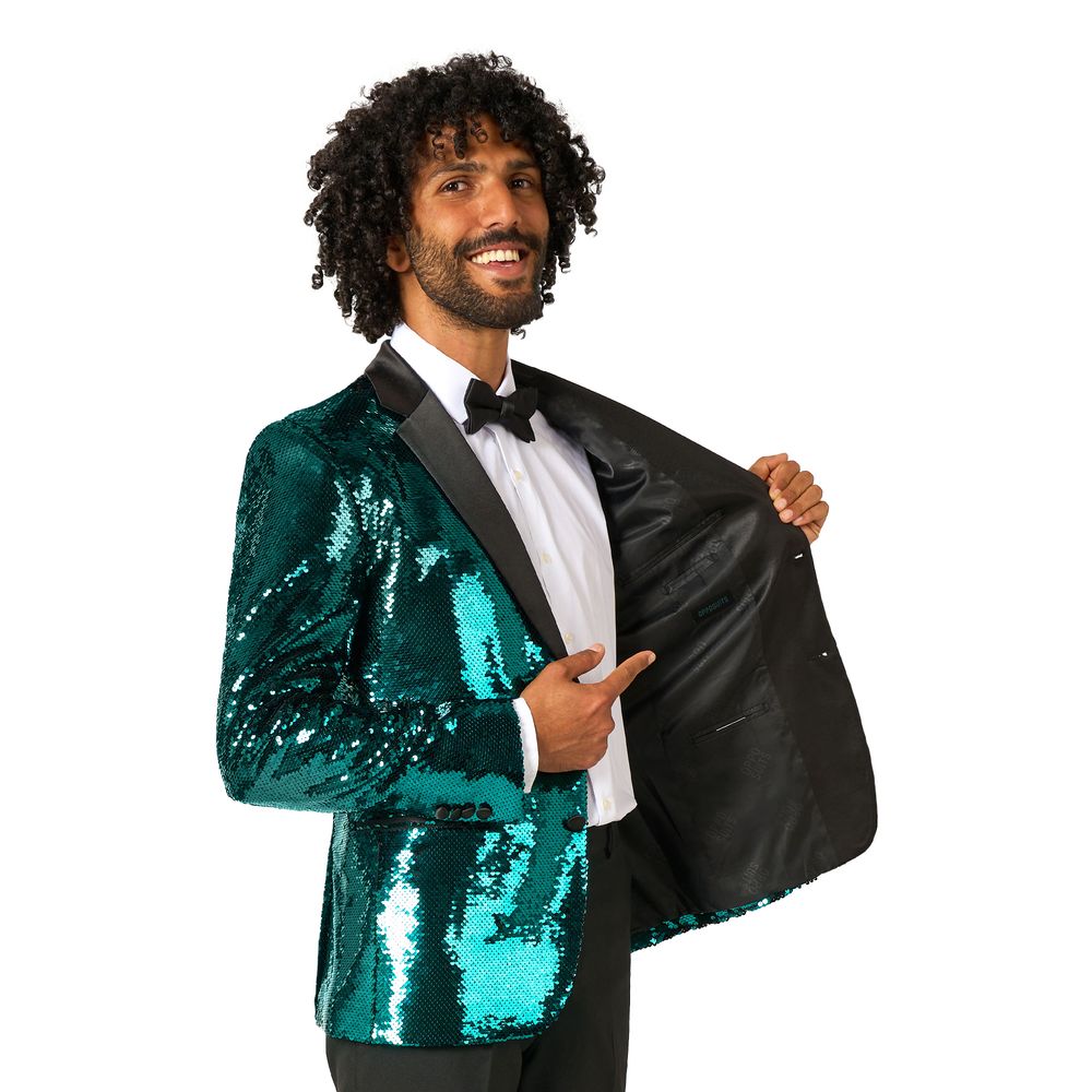 OppoSuits Paljettblazer Brilliant Grøn