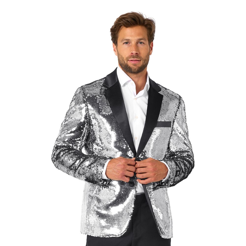 OppoSuits Paljettblazer Briliant Silver