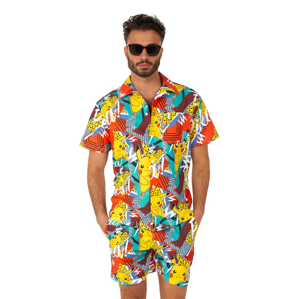 OppoSuits Pika Pikachu Shorts Jakkesæt