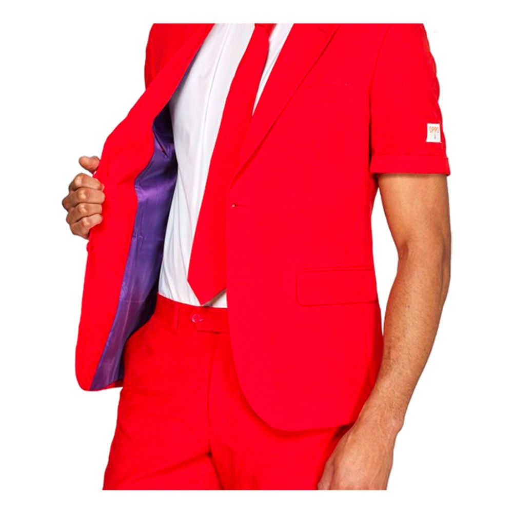 OppoSuits Red Devil Shorts Kostym