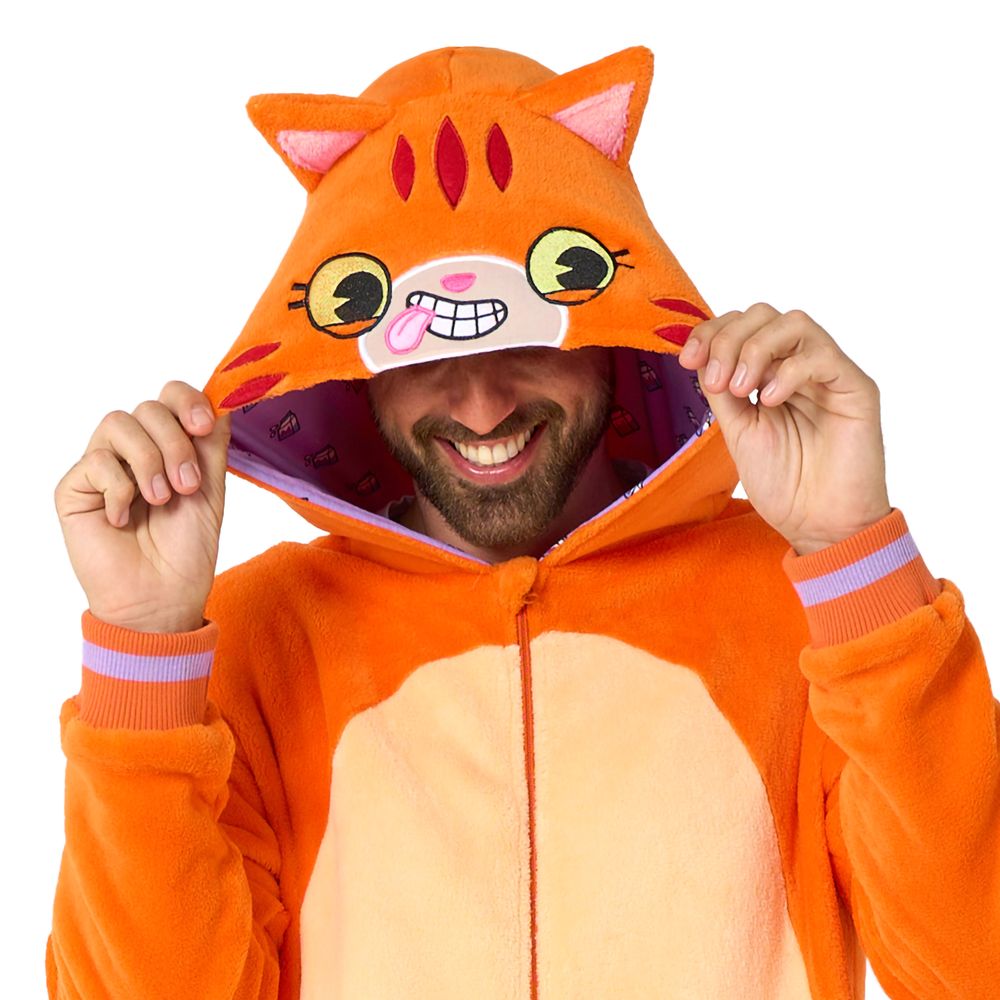 OppoSuits Rød Kat Onesie