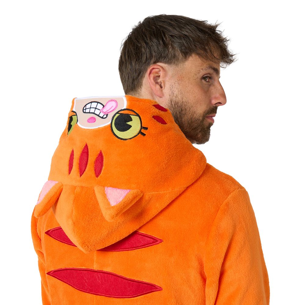 OppoSuits Rød Kat Onesie