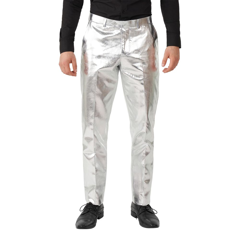 OppoSuits Shiny Jakkesæt Sølv