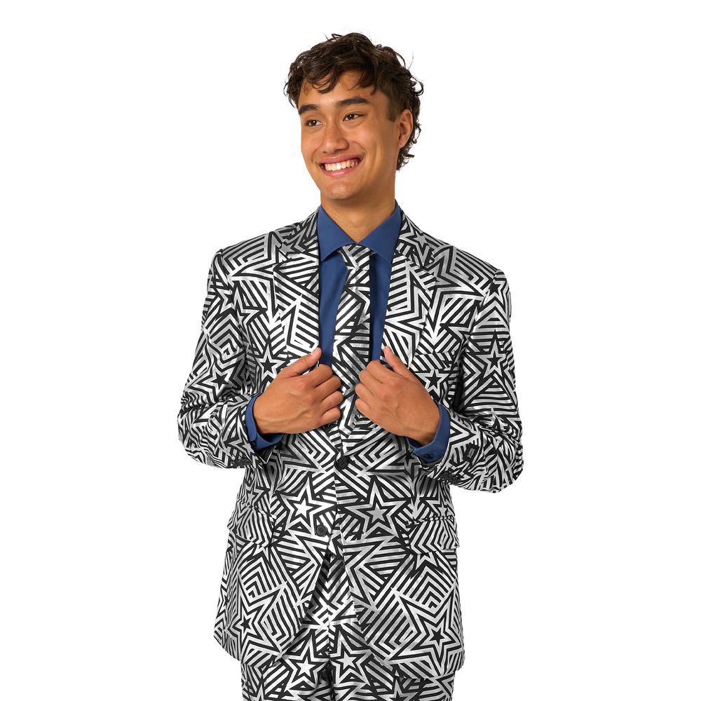 OppoSuits Silver Geo Star Puku